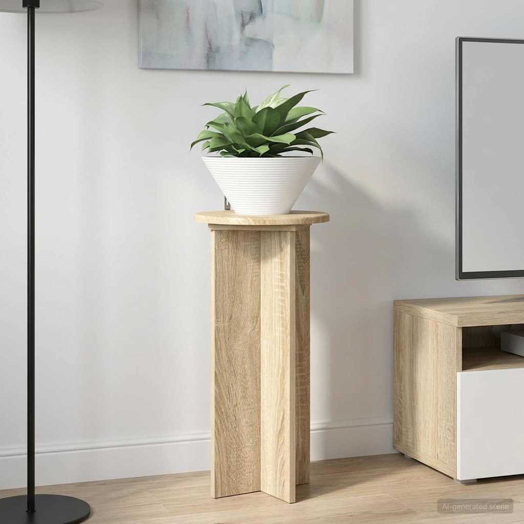 Pflanzenständer 2 pcs Sonoma-Eiche 29,5 x 29,5 x 60 cm