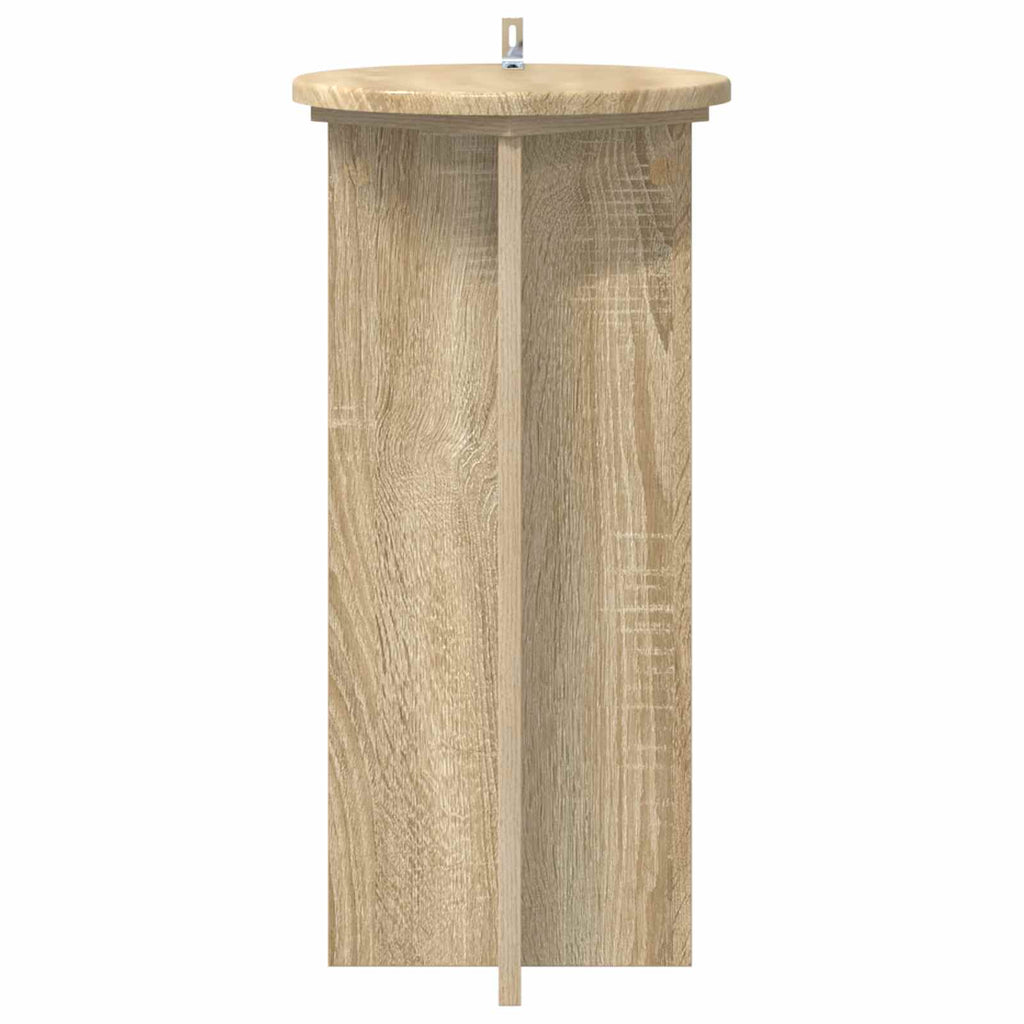 Pflanzenständer 2 pcs Sonoma-Eiche 29,5 x 29,5 x 60 cm