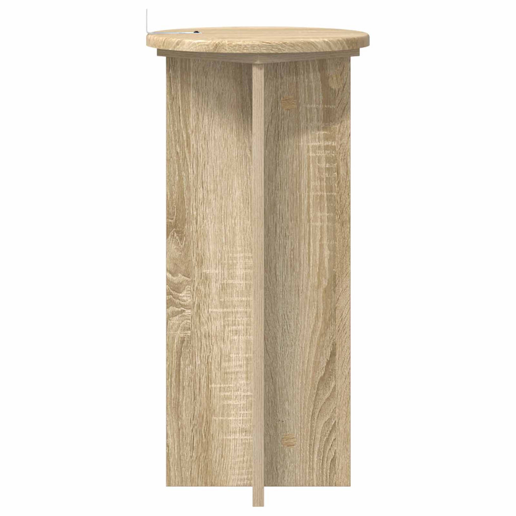 Pflanzenständer 2 pcs Sonoma-Eiche 29,5 x 29,5 x 60 cm