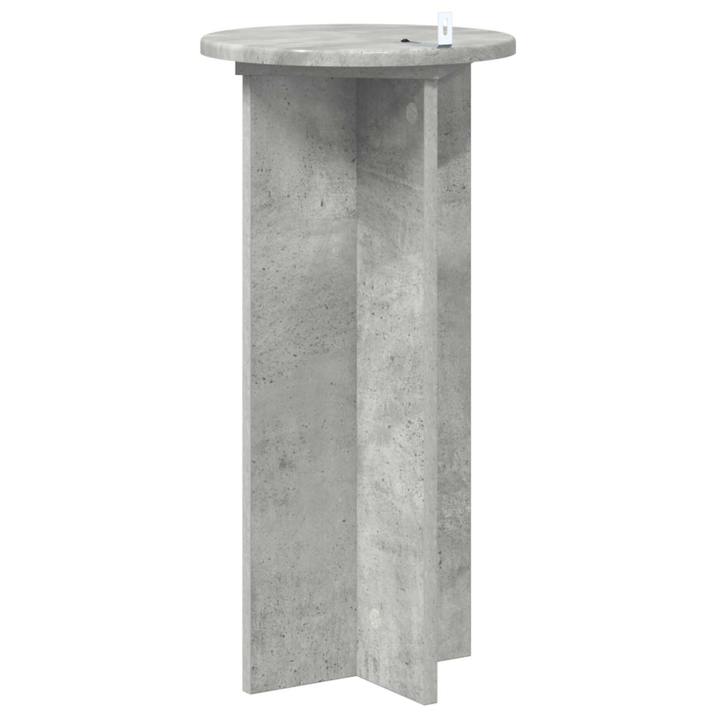 Pflanzenständer 2 pcs Betongrau 29,5 x 29,5 x 60 cm