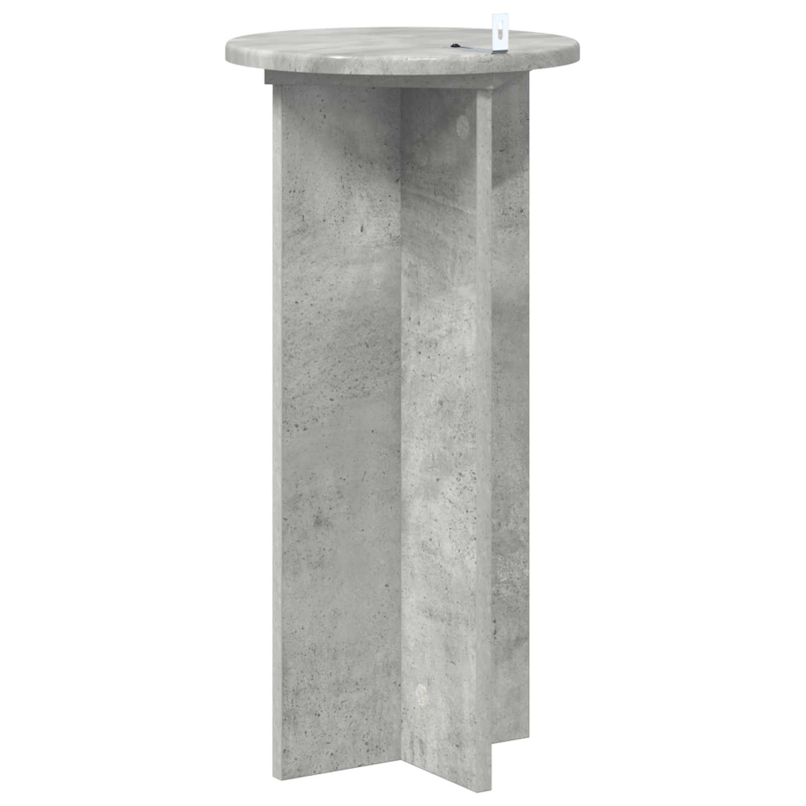 Pflanzenständer 2 pcs Betongrau 29,5 x 29,5 x 60 cm