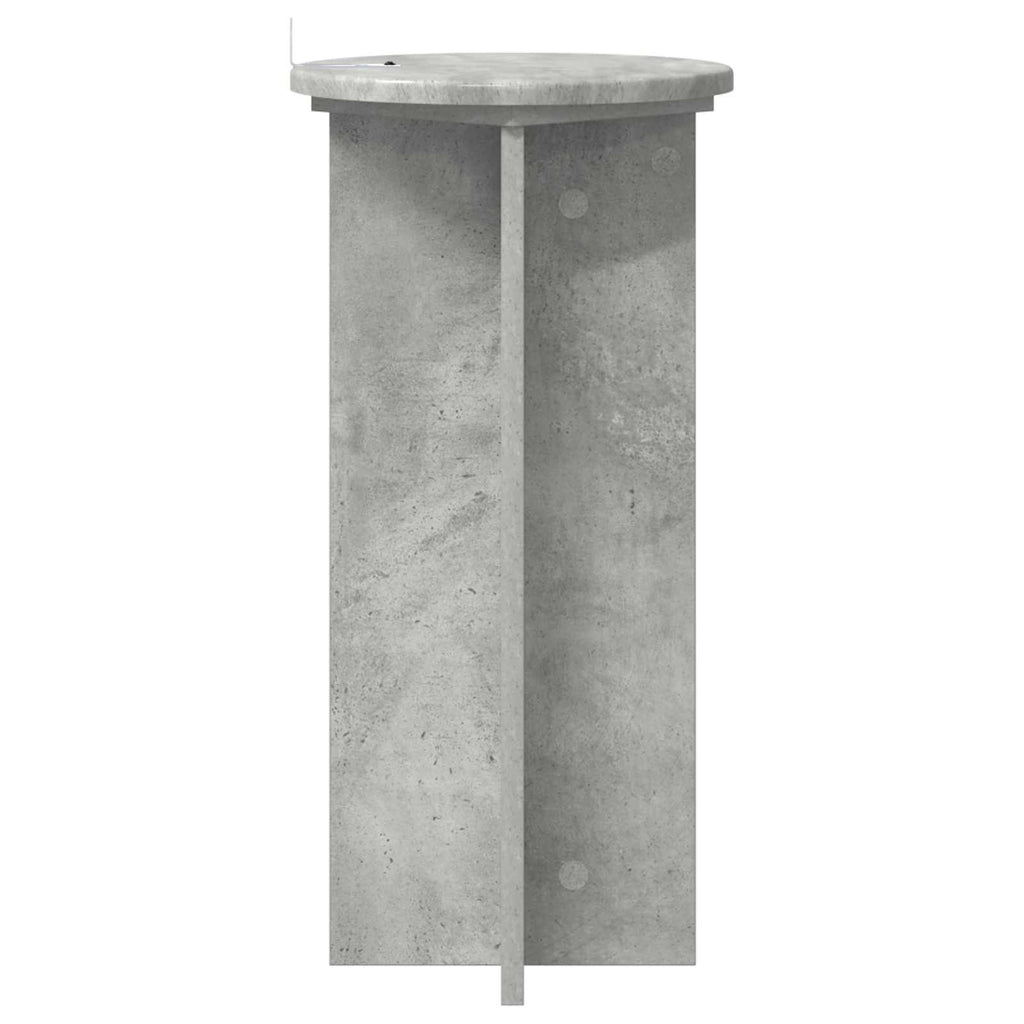 Pflanzenständer 2 pcs Betongrau 29,5 x 29,5 x 60 cm