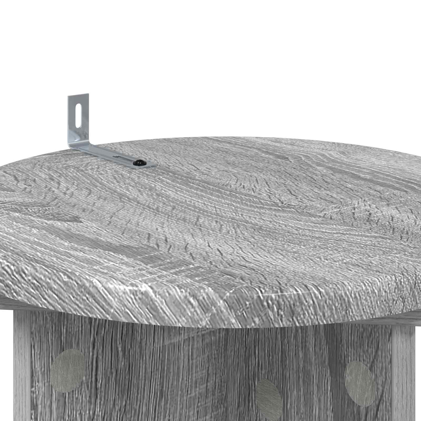 Pflanzenständer 2 pcs Graues Sonoma 29,5 x 29,5 x 60 cm