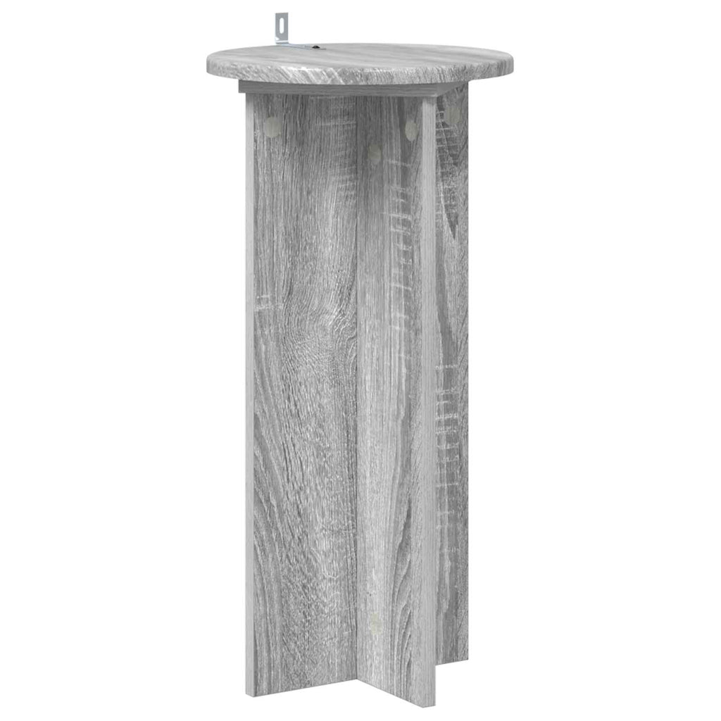 Pflanzenständer 2 pcs Graues Sonoma 29,5 x 29,5 x 60 cm