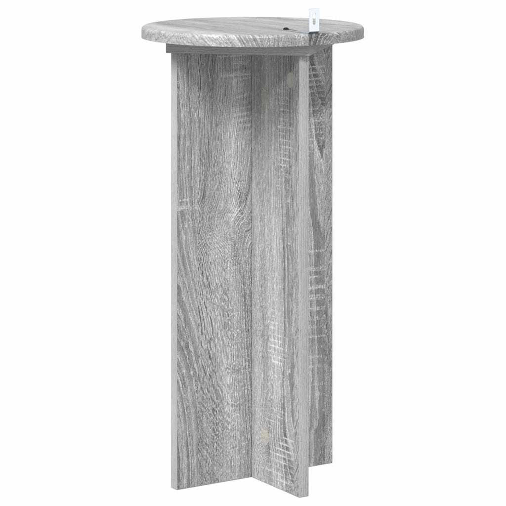 Pflanzenständer 2 pcs Graues Sonoma 29,5 x 29,5 x 60 cm
