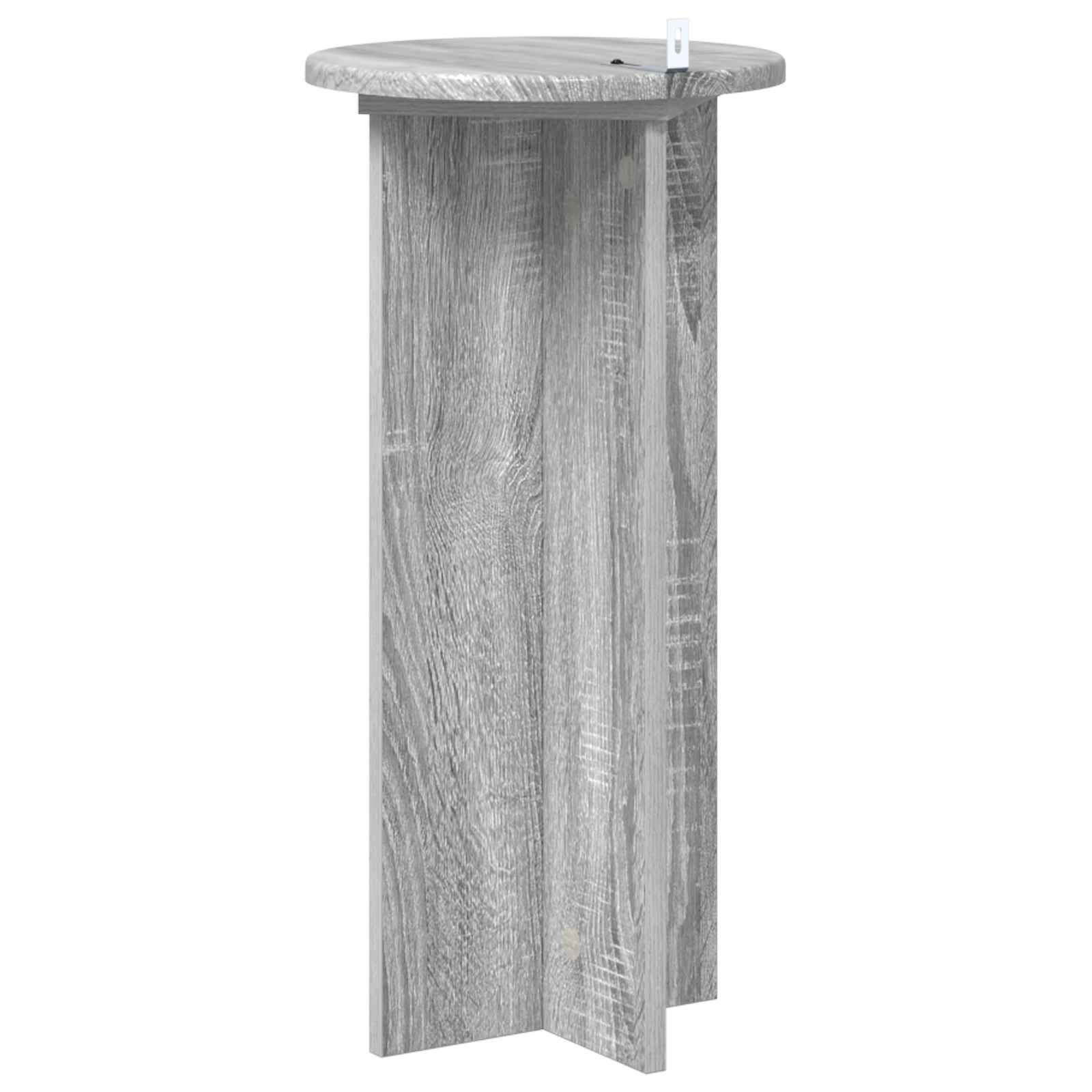 Pflanzenständer 2 pcs Graues Sonoma 29,5 x 29,5 x 60 cm