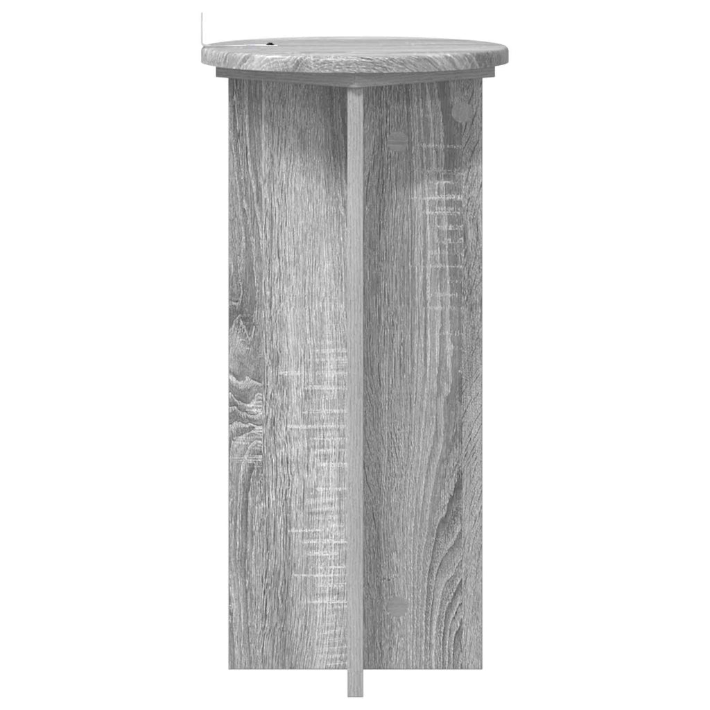 Pflanzenständer 2 pcs Graues Sonoma 29,5 x 29,5 x 60 cm