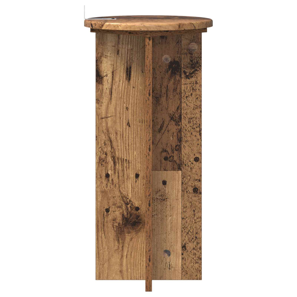 Pflanzenständer 2 pcs Altholz 29,5 x 29,5 x 60 cm Holzwerkstoff