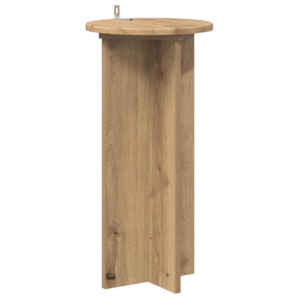 Pflanzenständer 2 pcs Artisan-Eiche 29,5 x 29,5 x 60 cm