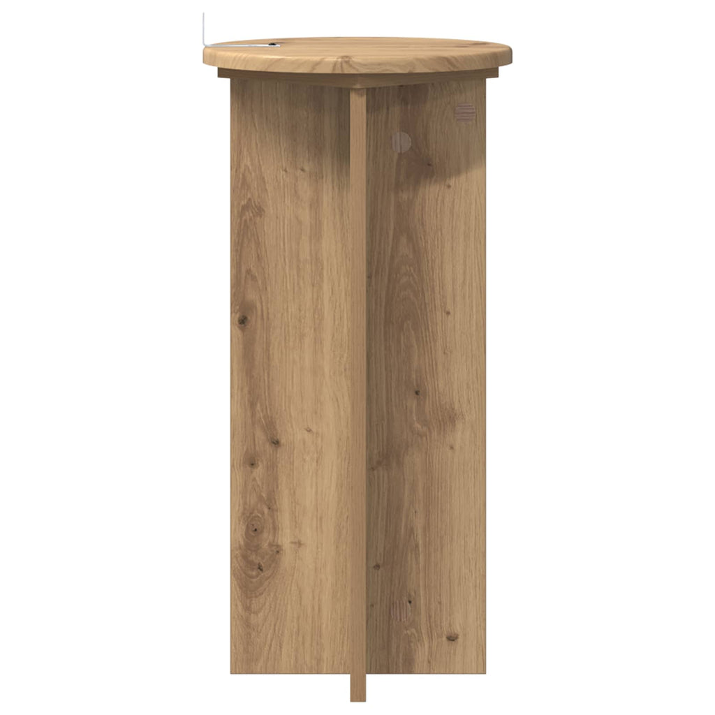 Pflanzenständer 2 pcs Artisan-Eiche 29,5 x 29,5 x 60 cm
