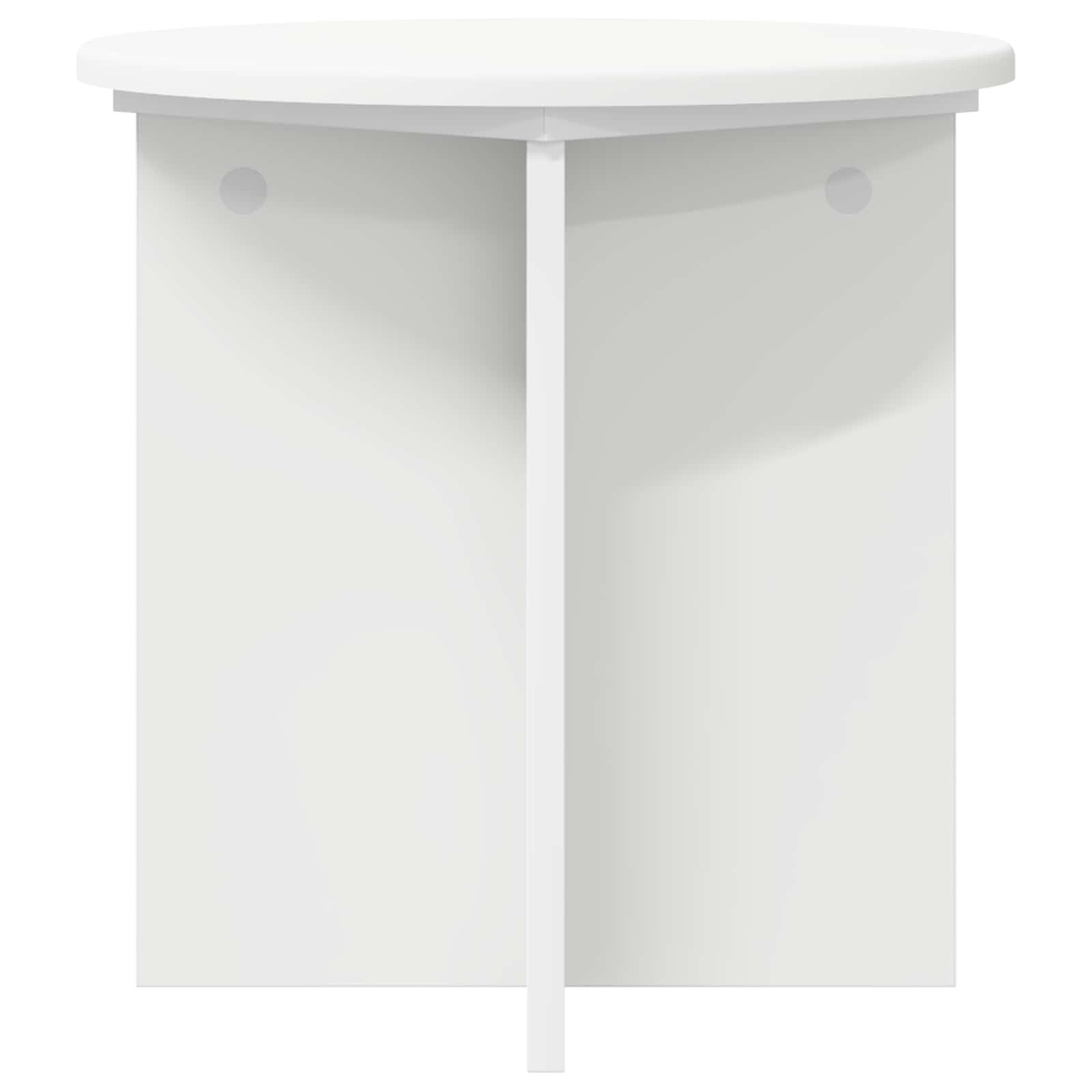 Pflanzenständer 2 pcs Weiß Ø40 x 40 cm Holzwerkstoff