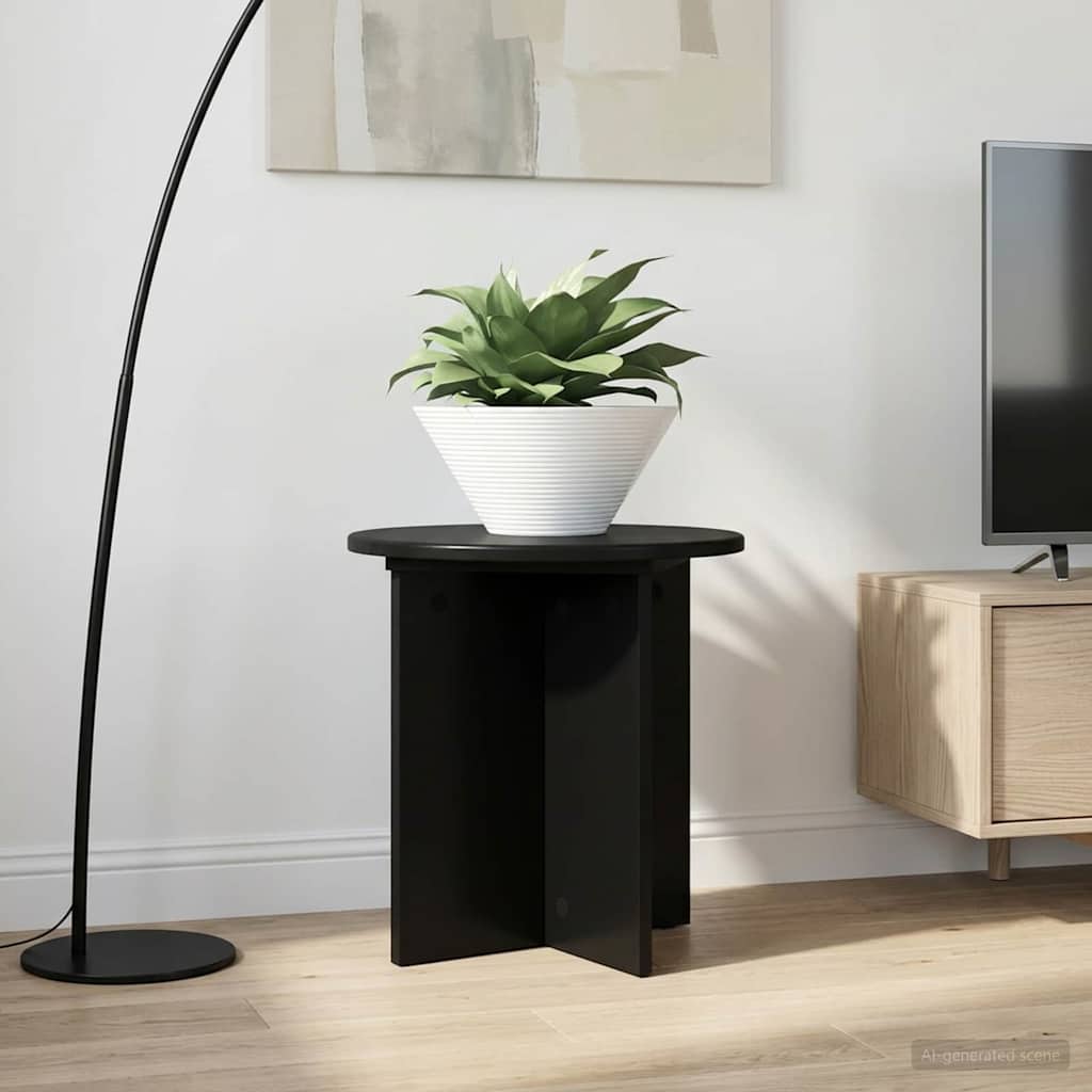 Pflanzenständer 2 pcs Schwarz 40 x 40 x 40 cm Holzwerkstoff
