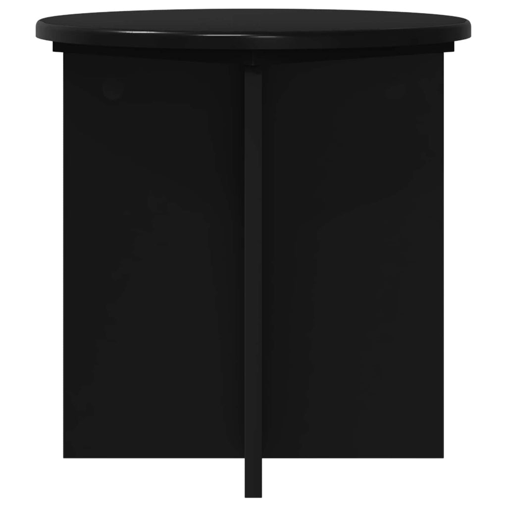 Pflanzenständer 2 pcs Schwarz 40 x 40 x 40 cm Holzwerkstoff