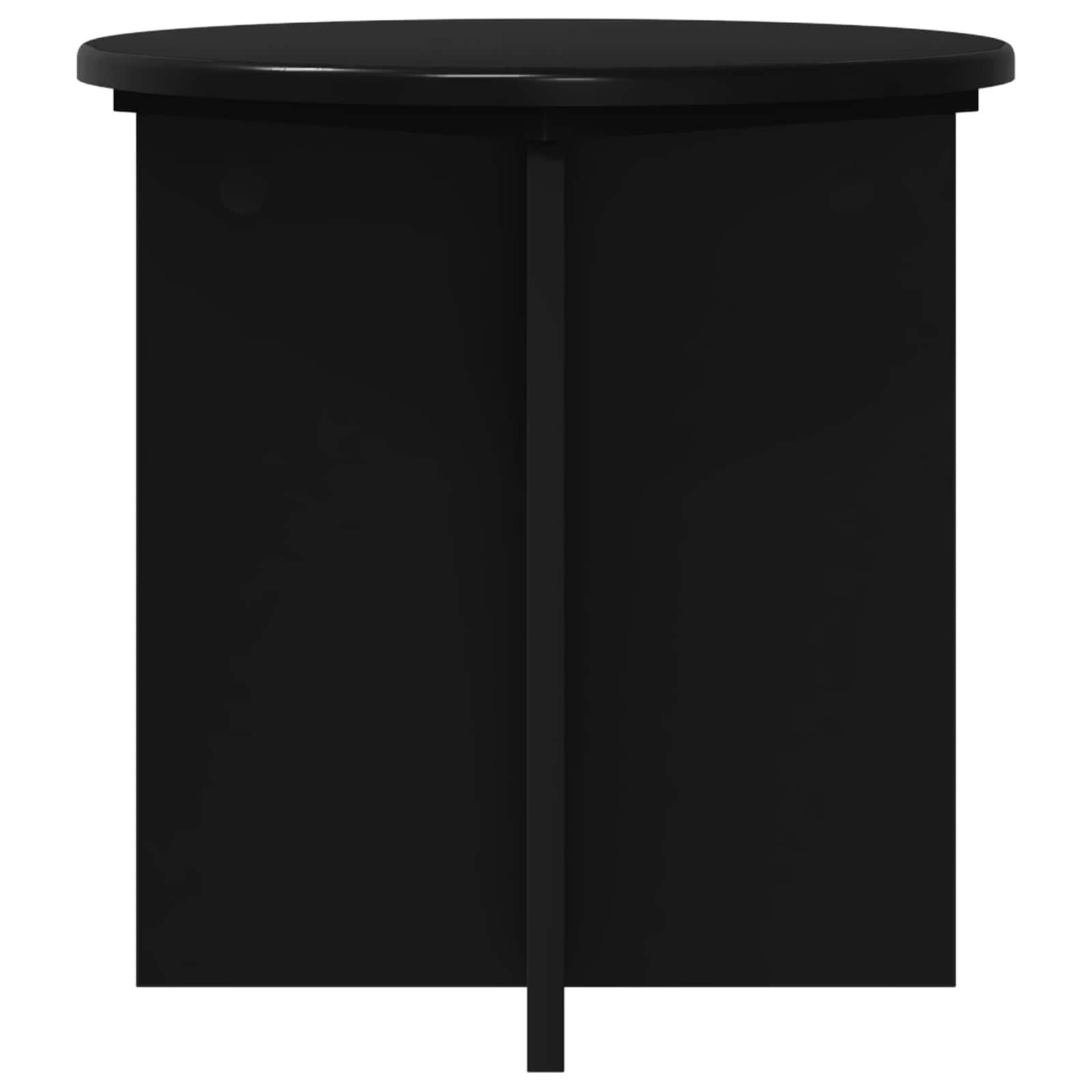 Pflanzenständer 2 pcs Schwarz 40 x 40 x 40 cm Holzwerkstoff