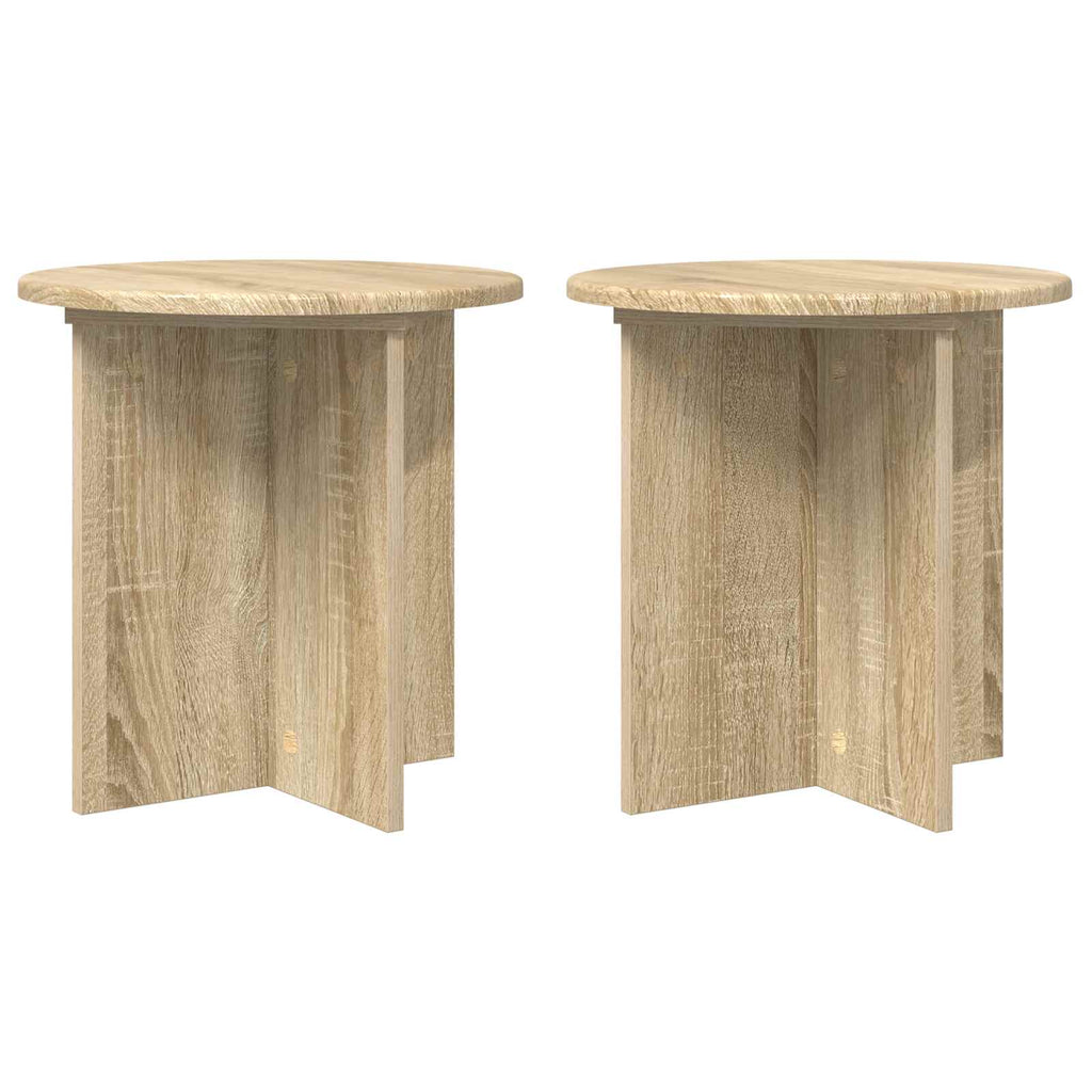 Pflanzenständer 2 pcs Sonoma-Eiche 40 x 40 x 40 cm