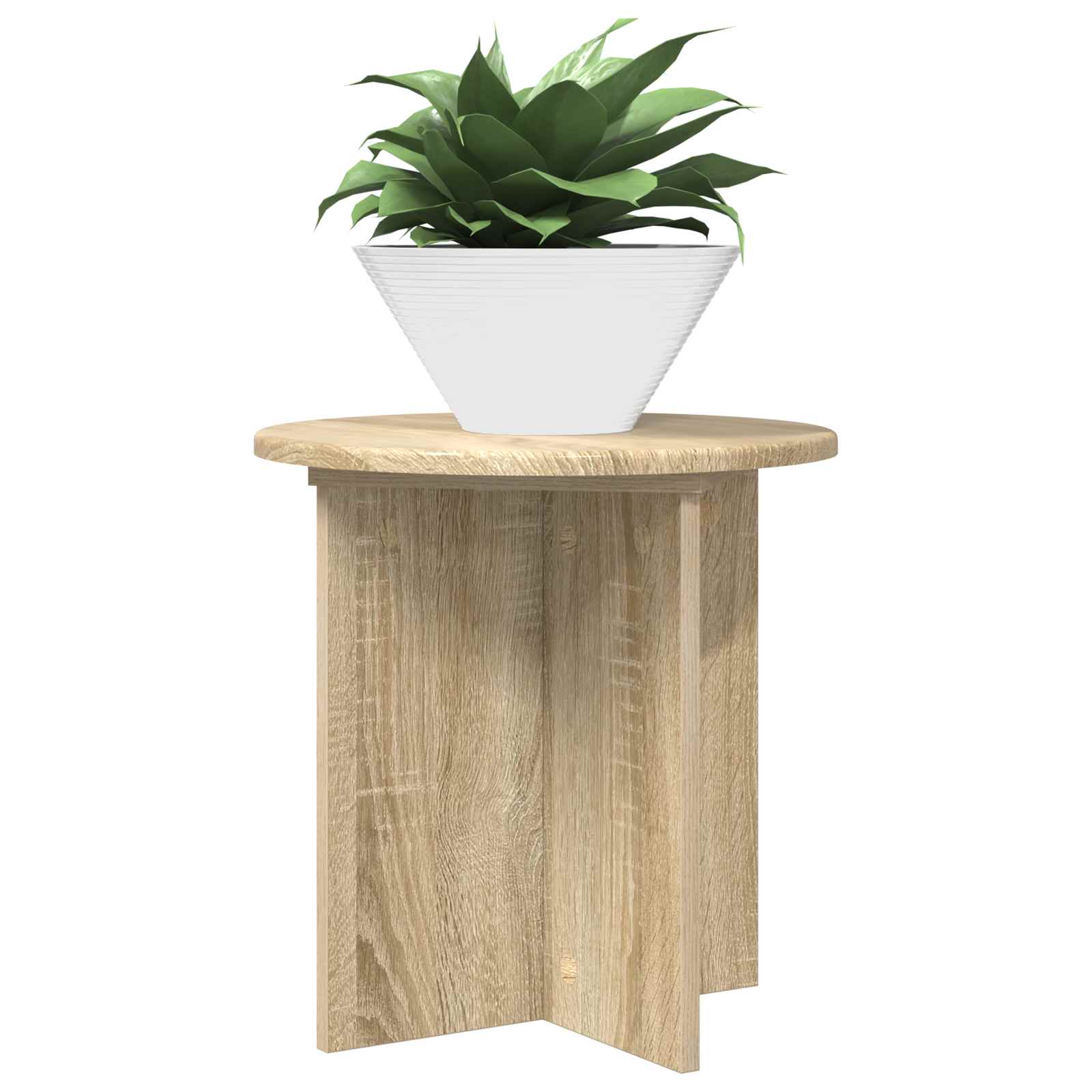 Pflanzenständer 2 pcs Sonoma-Eiche 40 x 40 x 40 cm