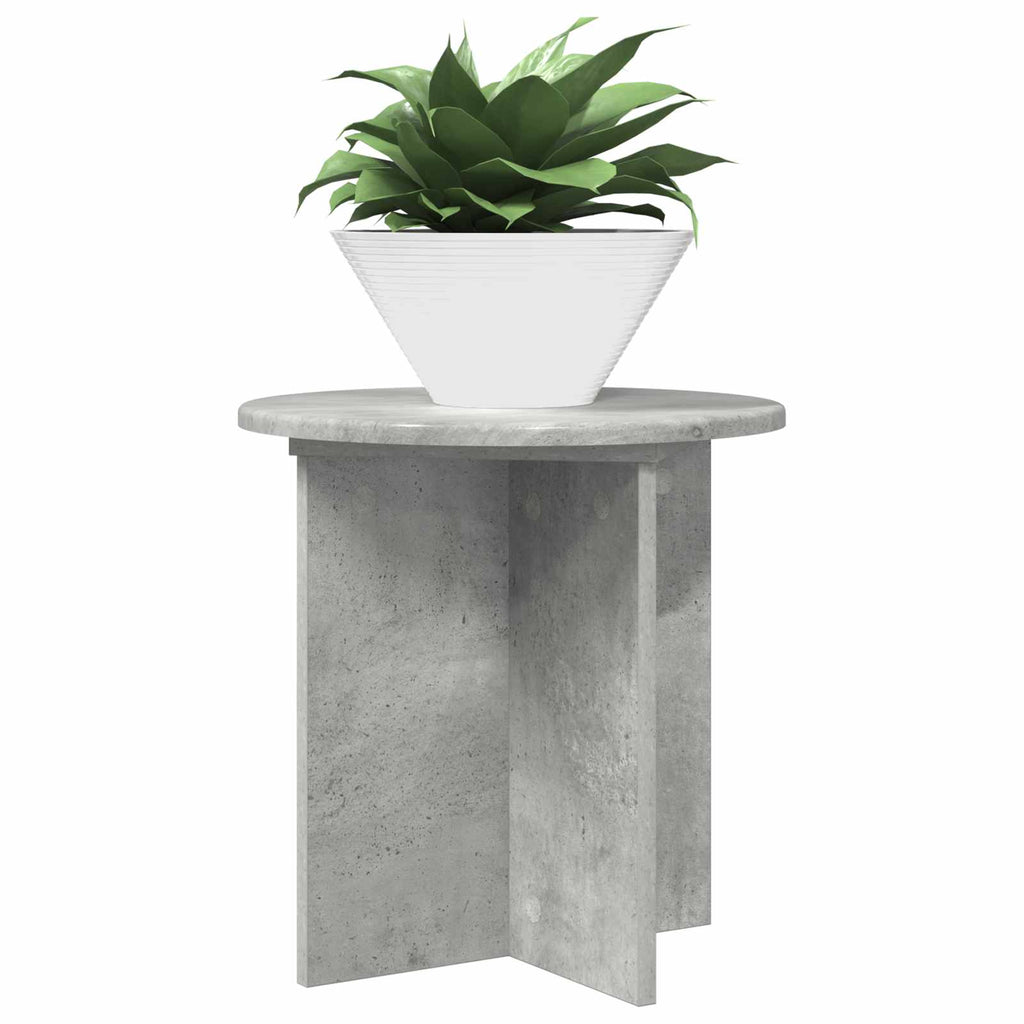 Pflanzenständer 2 pcs Betongrau 40 x 40 x 40 cm Holzwerkstoff