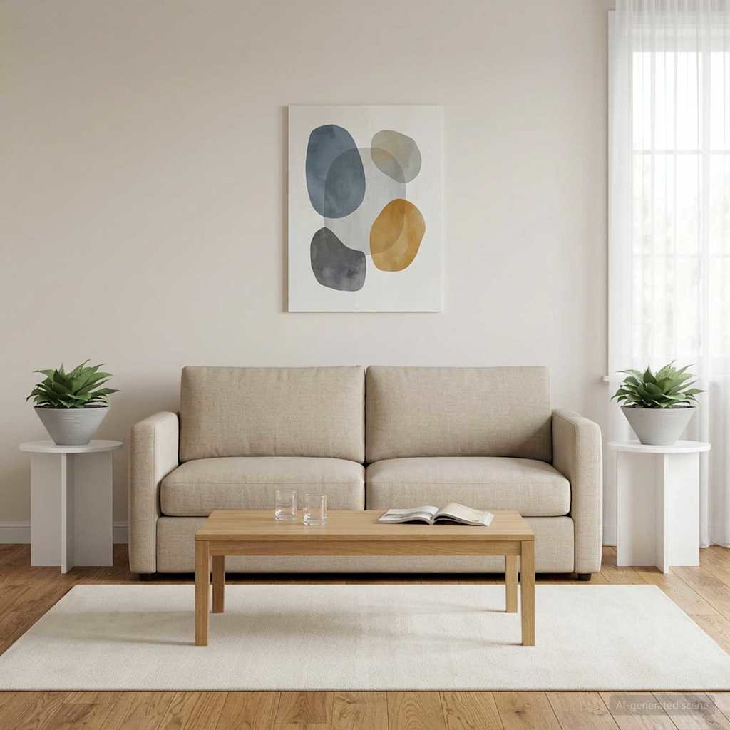 Pflanzenständer 2 pcs Hochglanz Weiß 40 x 40 x 40 cm