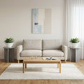 Pflanzenständer 2 pcs Graues Sonoma 40 x 40 x 40 cm