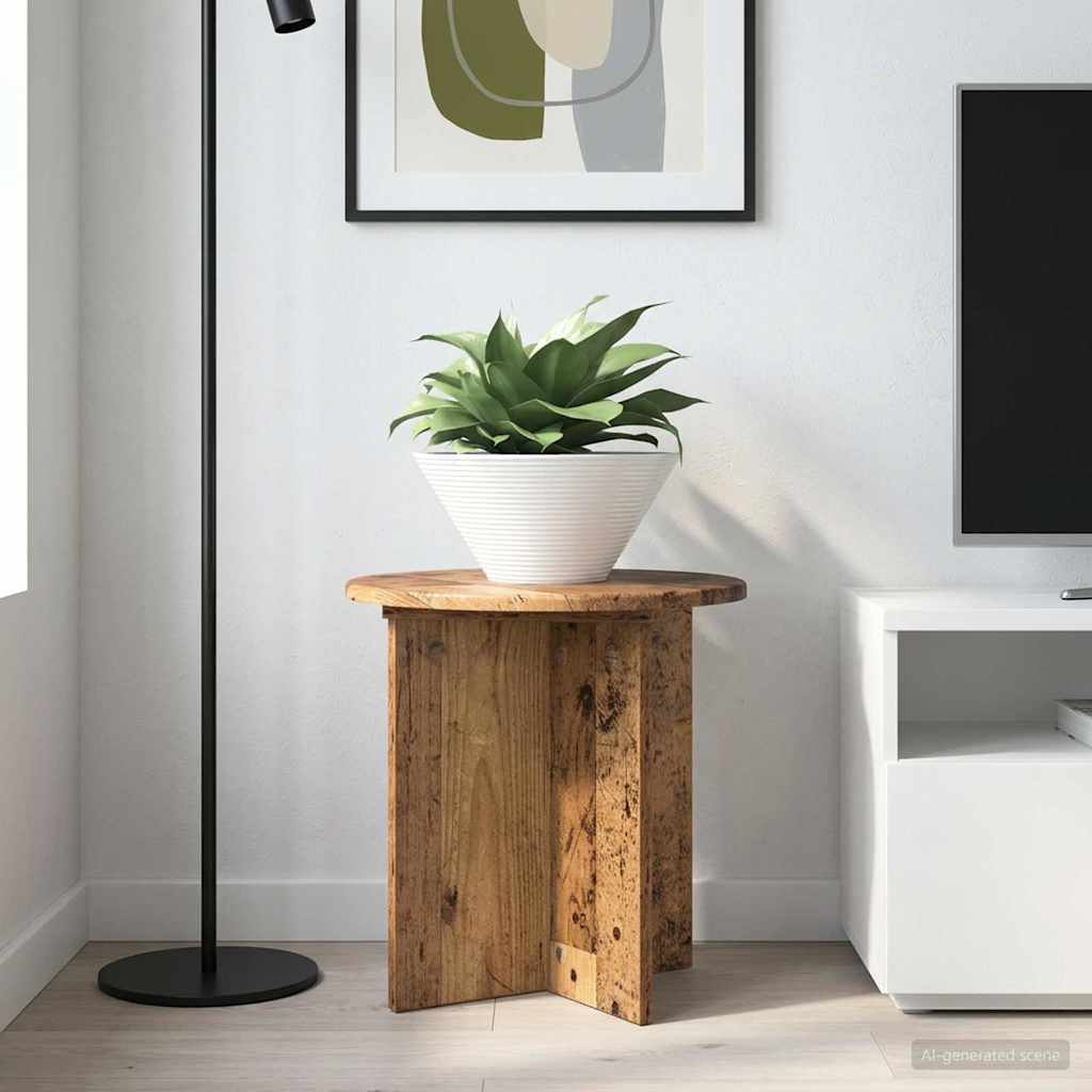 Pflanzenständer 2 pcs Altholz 40 x 40 x 40 cm Holzwerkstoff