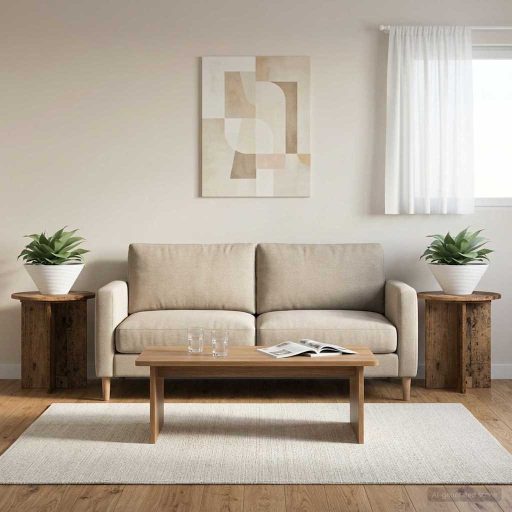 Pflanzenständer 2 pcs Altholz 40 x 40 x 40 cm Holzwerkstoff