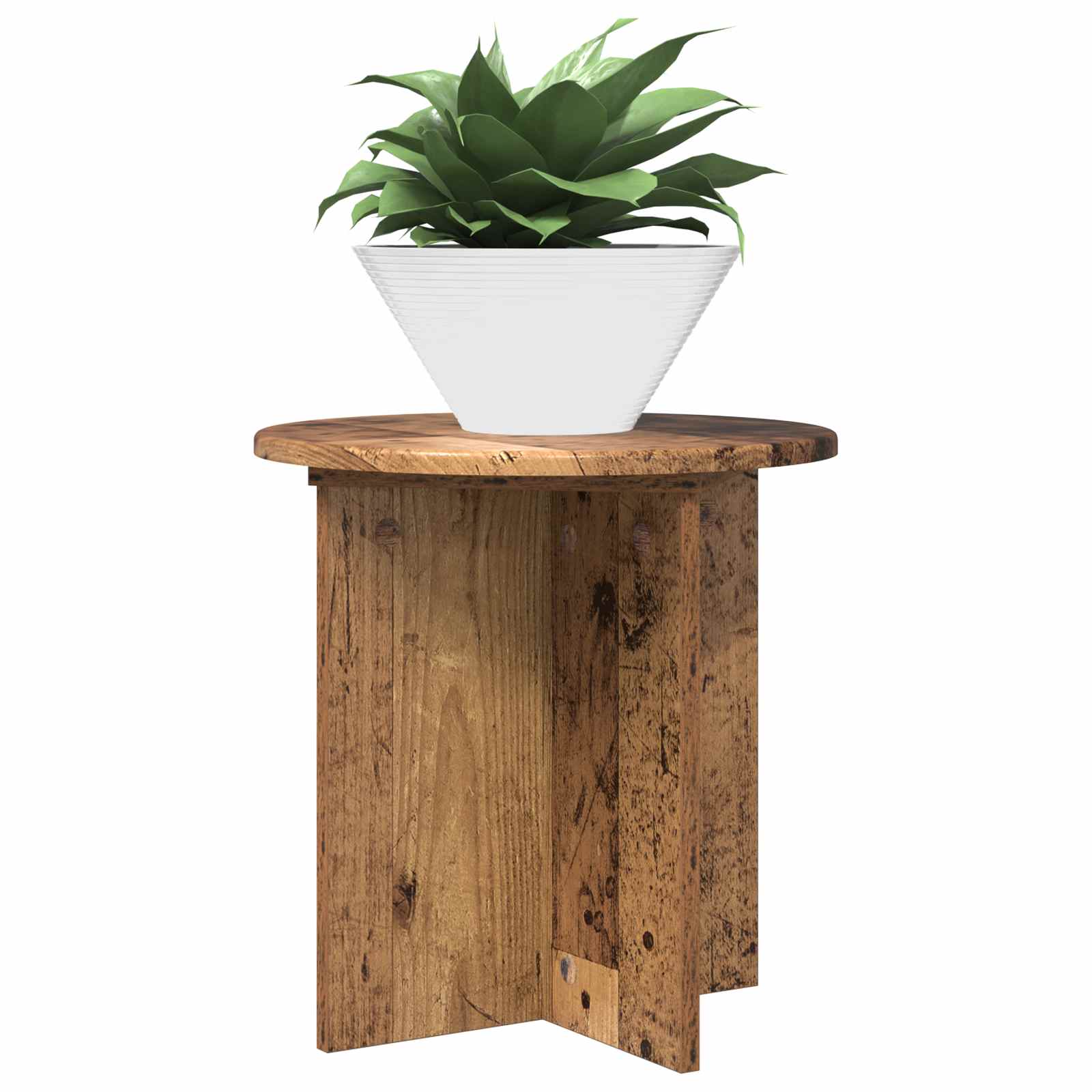 Pflanzenständer 2 pcs Altholz 40 x 40 x 40 cm Holzwerkstoff