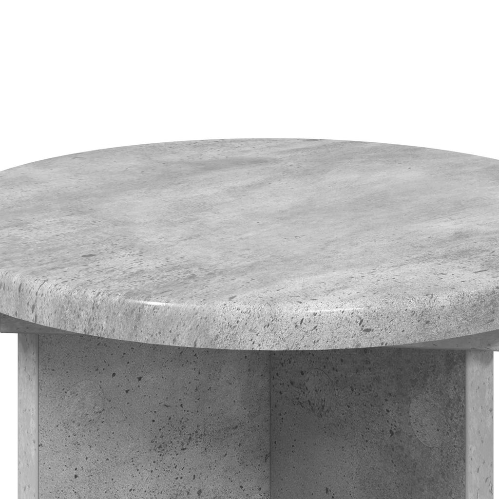 Pflanzenständer 2 pcs Betongrau Ø29,5 x 40 cm Holzwerkstoff