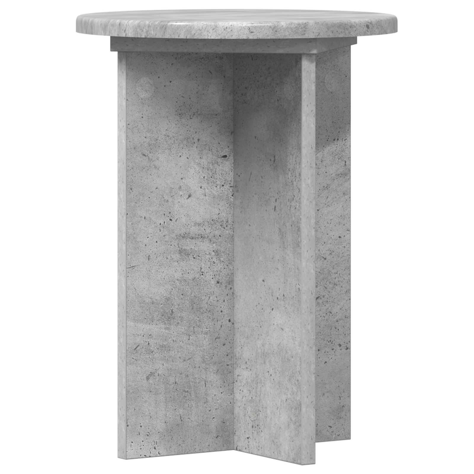 Pflanzenständer 2 pcs Betongrau Ø29,5 x 40 cm Holzwerkstoff