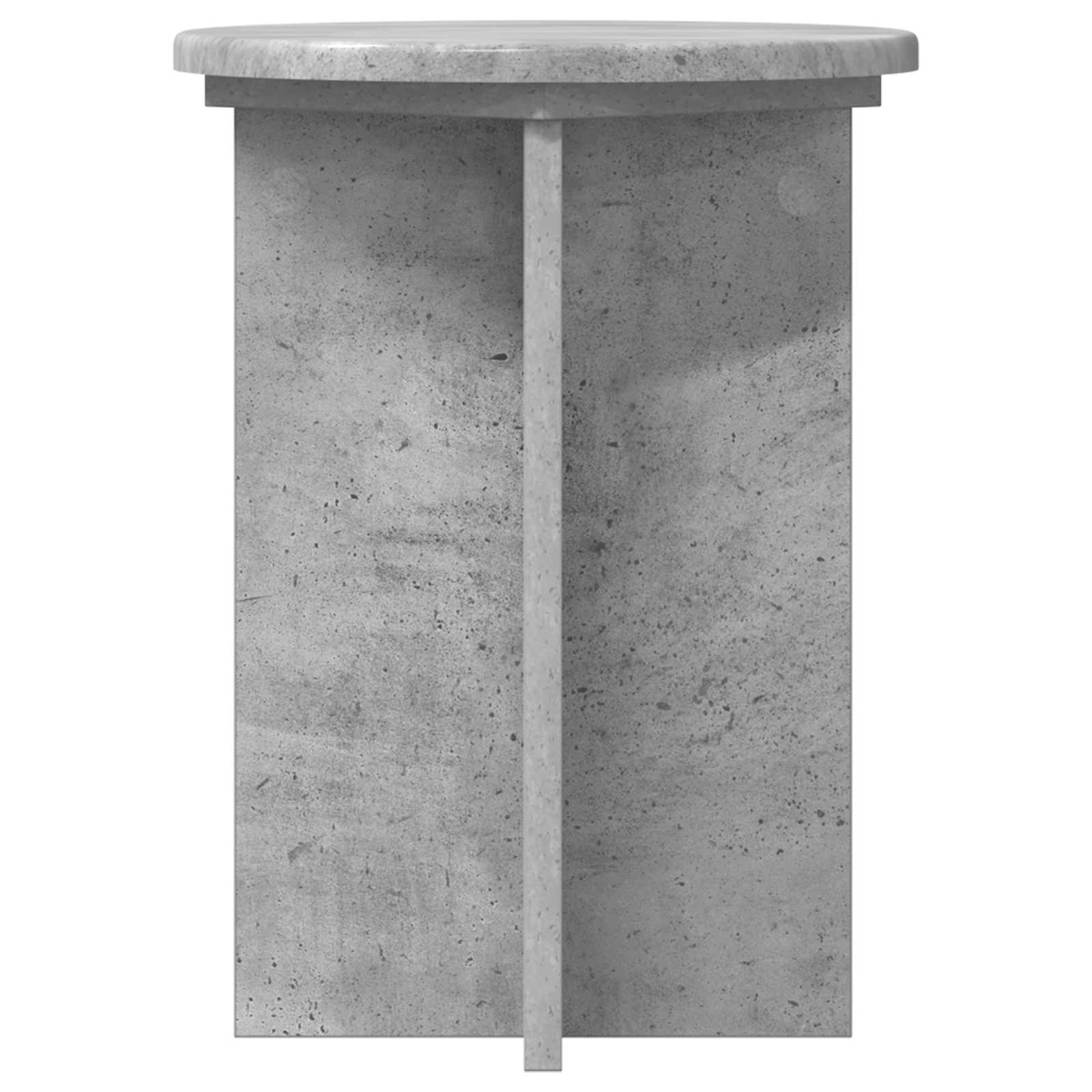 Pflanzenständer 2 pcs Betongrau Ø29,5 x 40 cm Holzwerkstoff