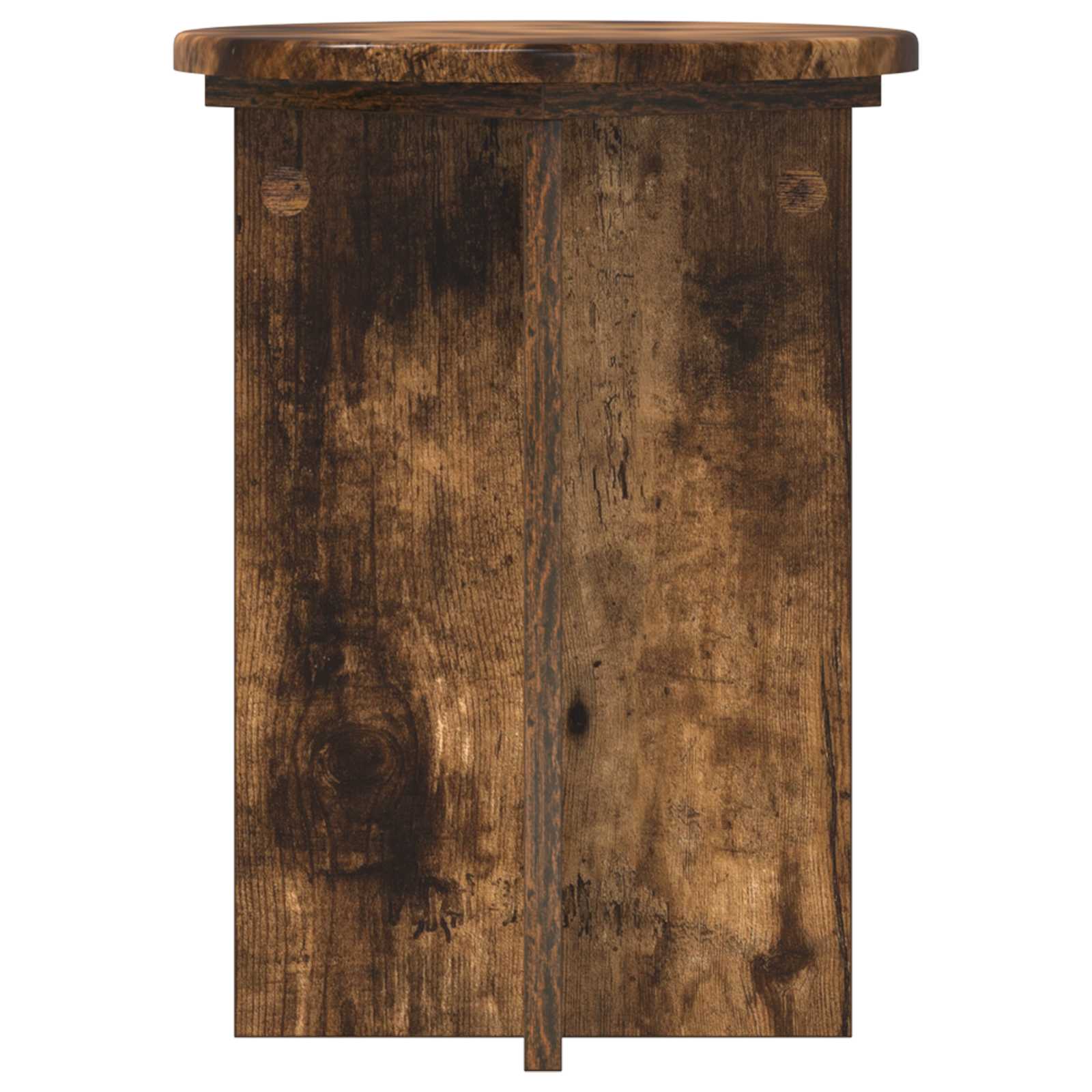 Pflanzenständer 2 pcs Geräucherte Eiche Ø29,5 x 40 cm