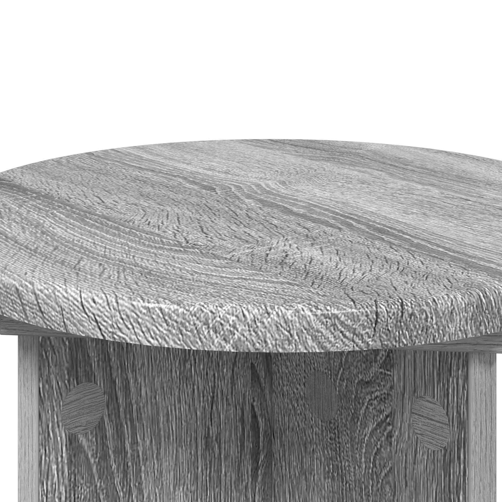 Pflanzenständer 2 pcs Graues Sonoma Ø29,5 x 40 cm Holzwerkstoff