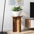 Pflanzenständer 2 pcs Altholz Ø29,5 x 40 cm Holzwerkstoff