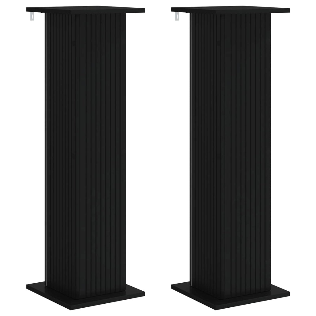 Pflanzenständer 2 pcs Schwarz 30,5 x 30 x 100,5 cm