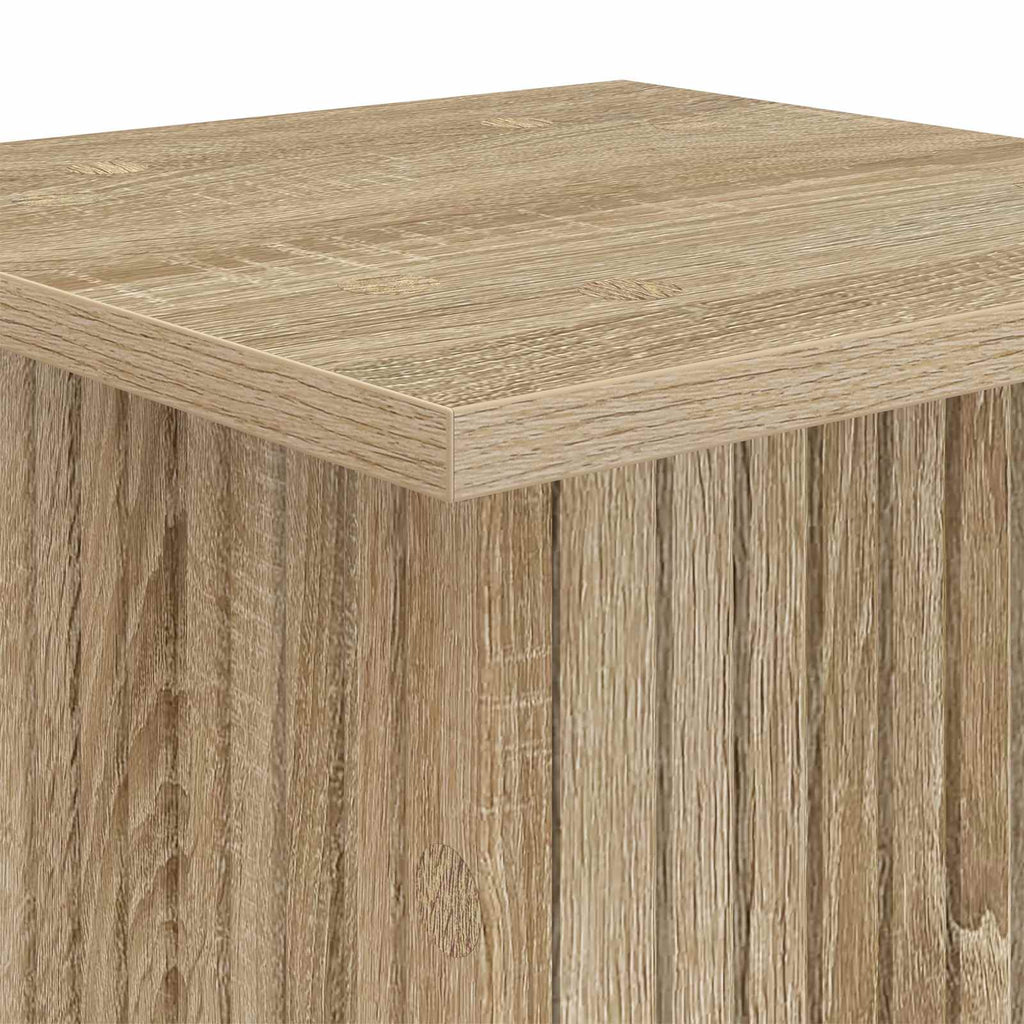 Pflanzenständer 2 pcs Sonoma-Eiche 30,5 x 30 x 100,5 cm