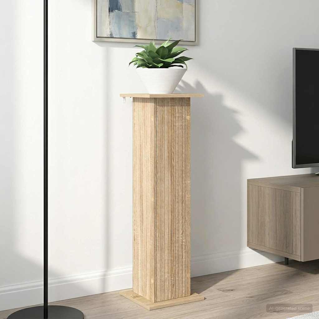 Pflanzenständer 2 pcs Sonoma-Eiche 30,5 x 30 x 100,5 cm