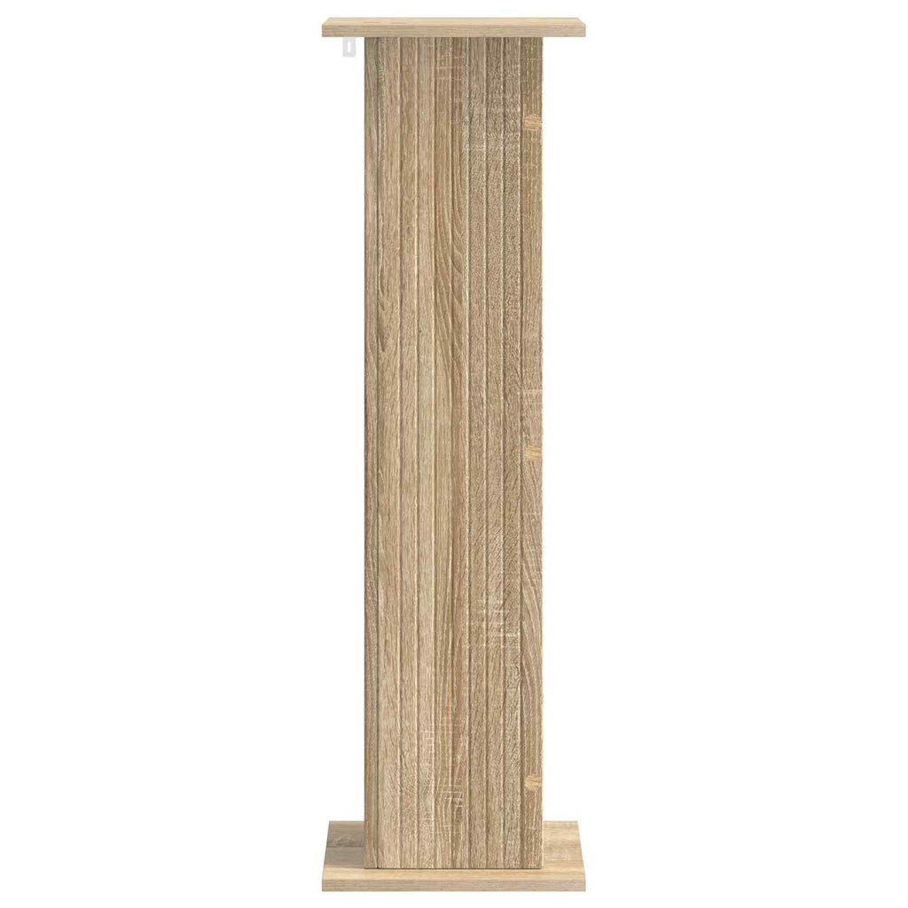 Pflanzenständer 2 pcs Sonoma-Eiche 30,5 x 30 x 100,5 cm