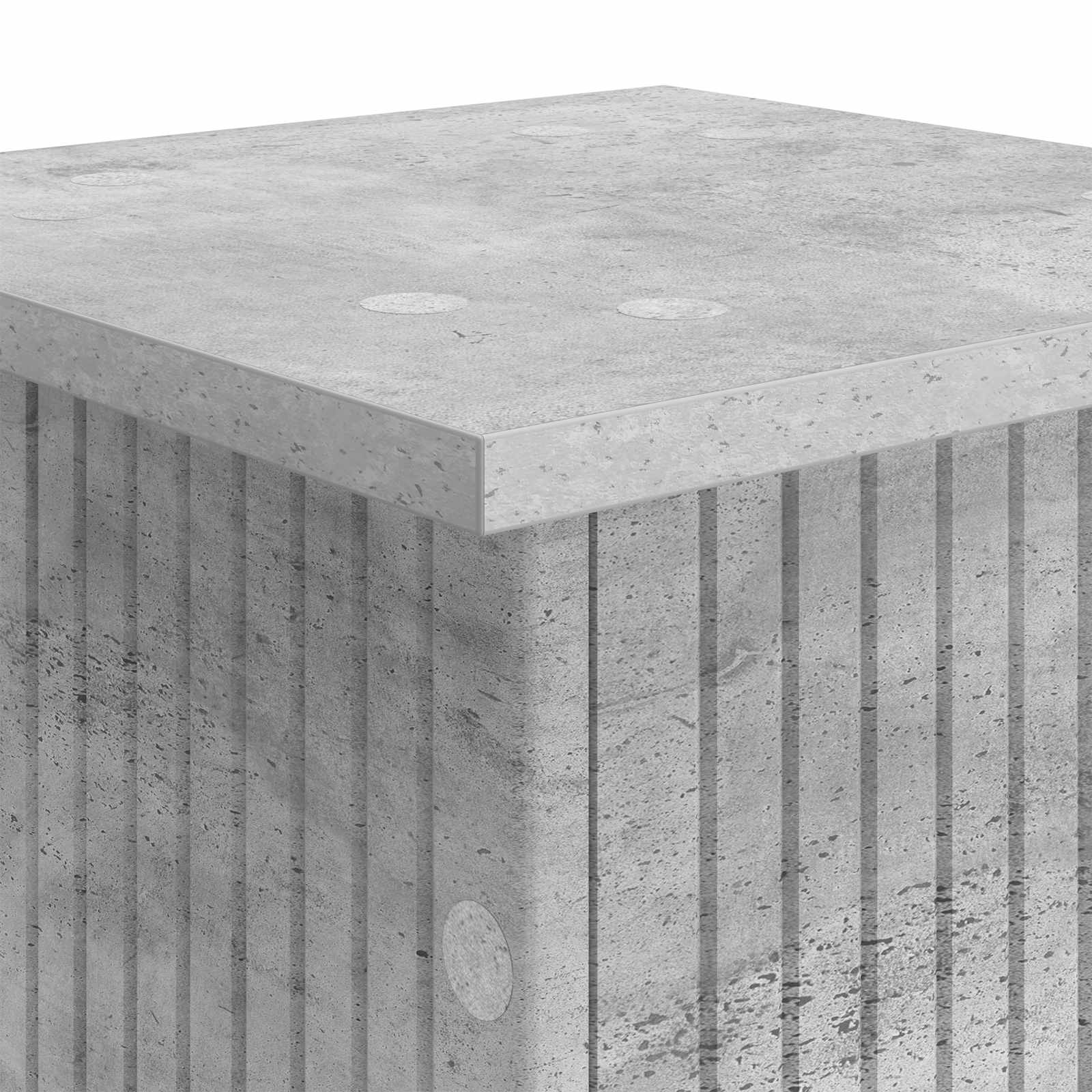 Pflanzenständer 2 pcs Betongrau 30,5 x 30 x 100,5 cm