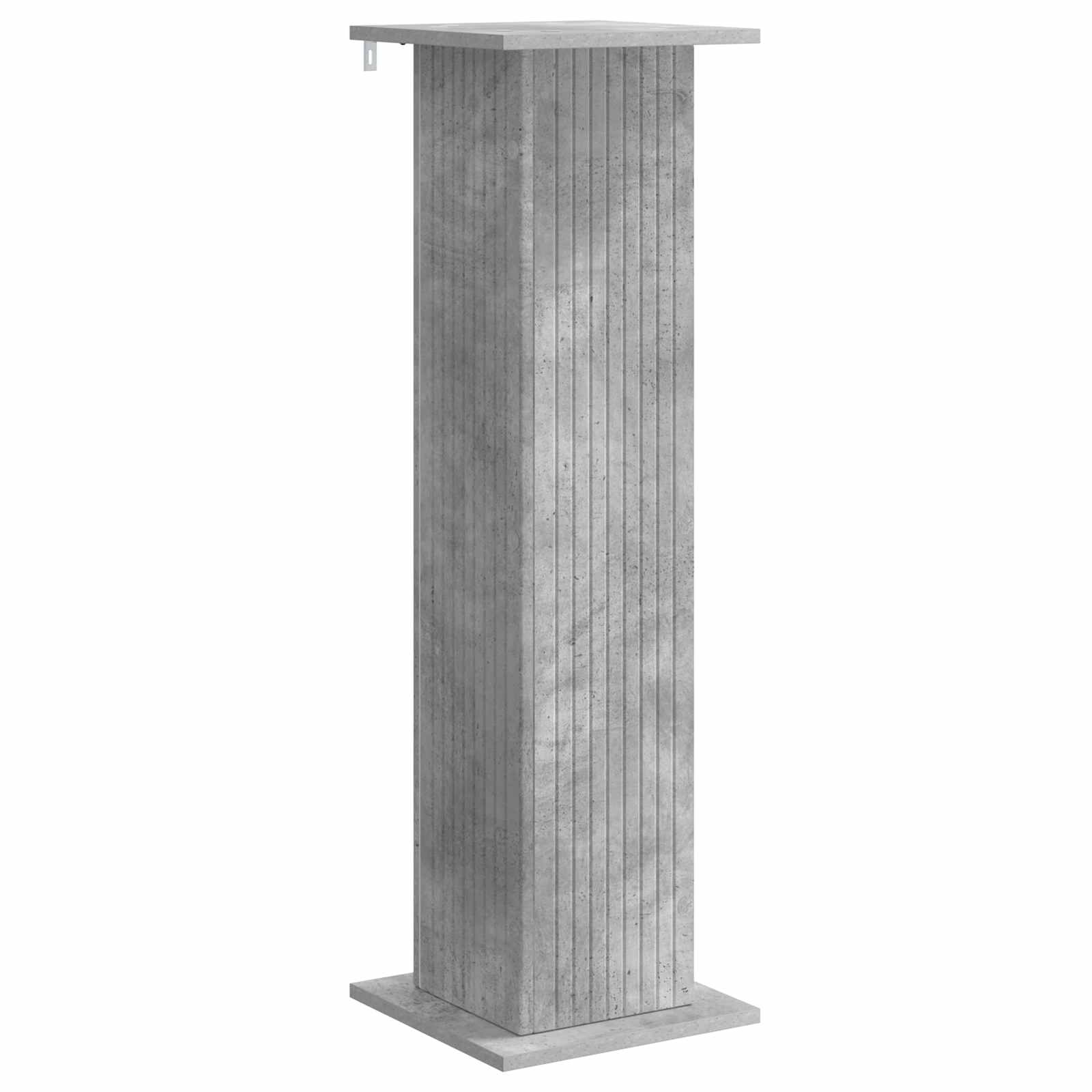 Pflanzenständer 2 pcs Betongrau 30,5 x 30 x 100,5 cm