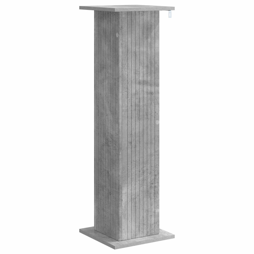 Pflanzenständer 2 pcs Betongrau 30,5 x 30 x 100,5 cm