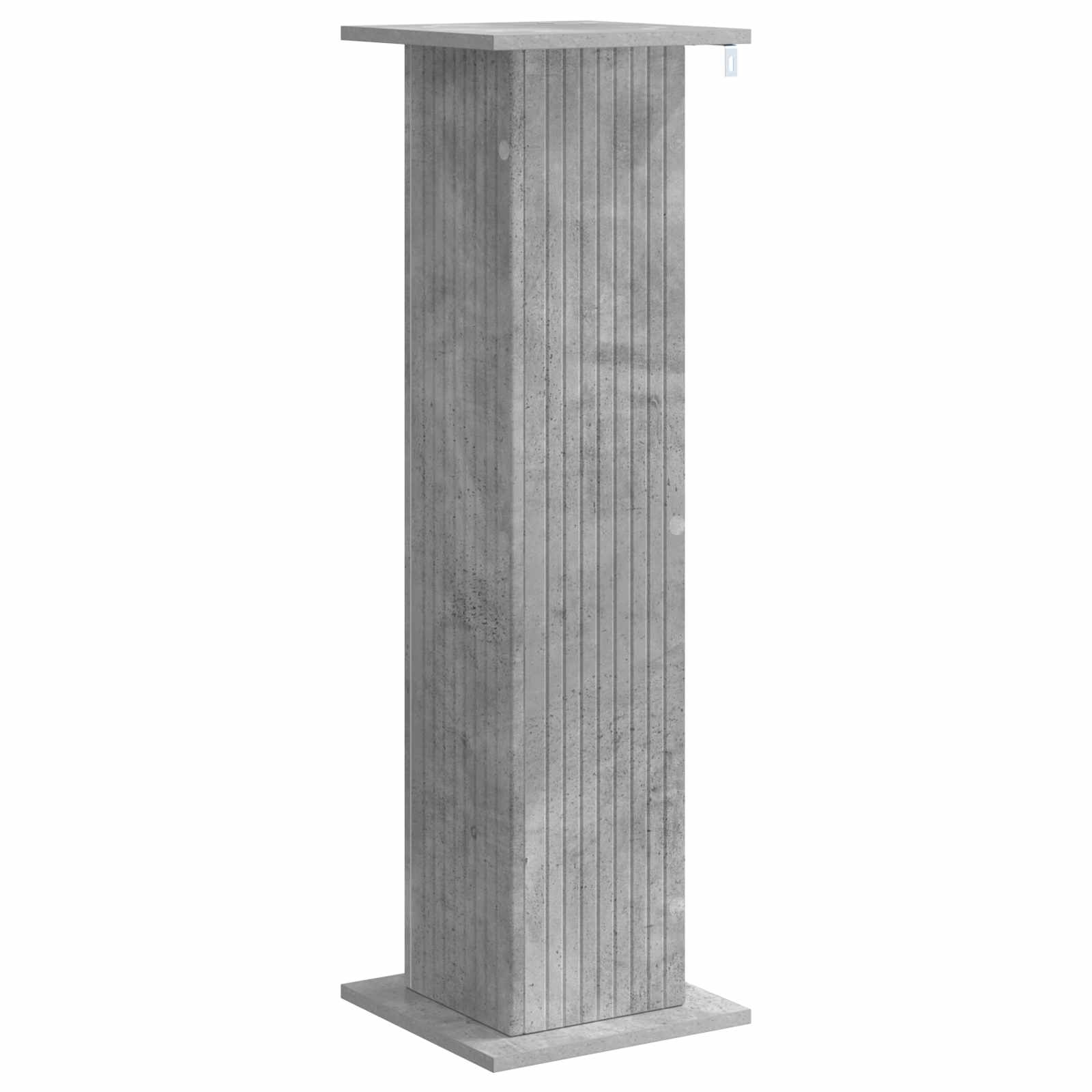 Pflanzenständer 2 pcs Betongrau 30,5 x 30 x 100,5 cm