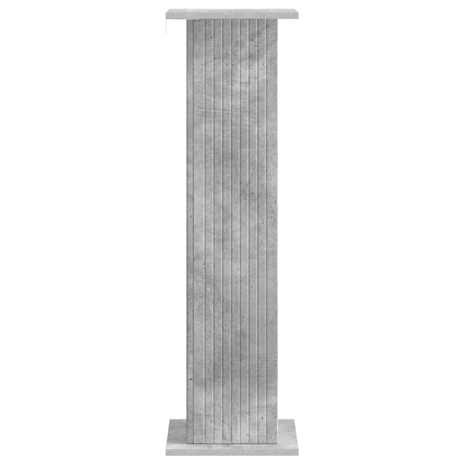 Pflanzenständer 2 pcs Betongrau 30,5 x 30 x 100,5 cm