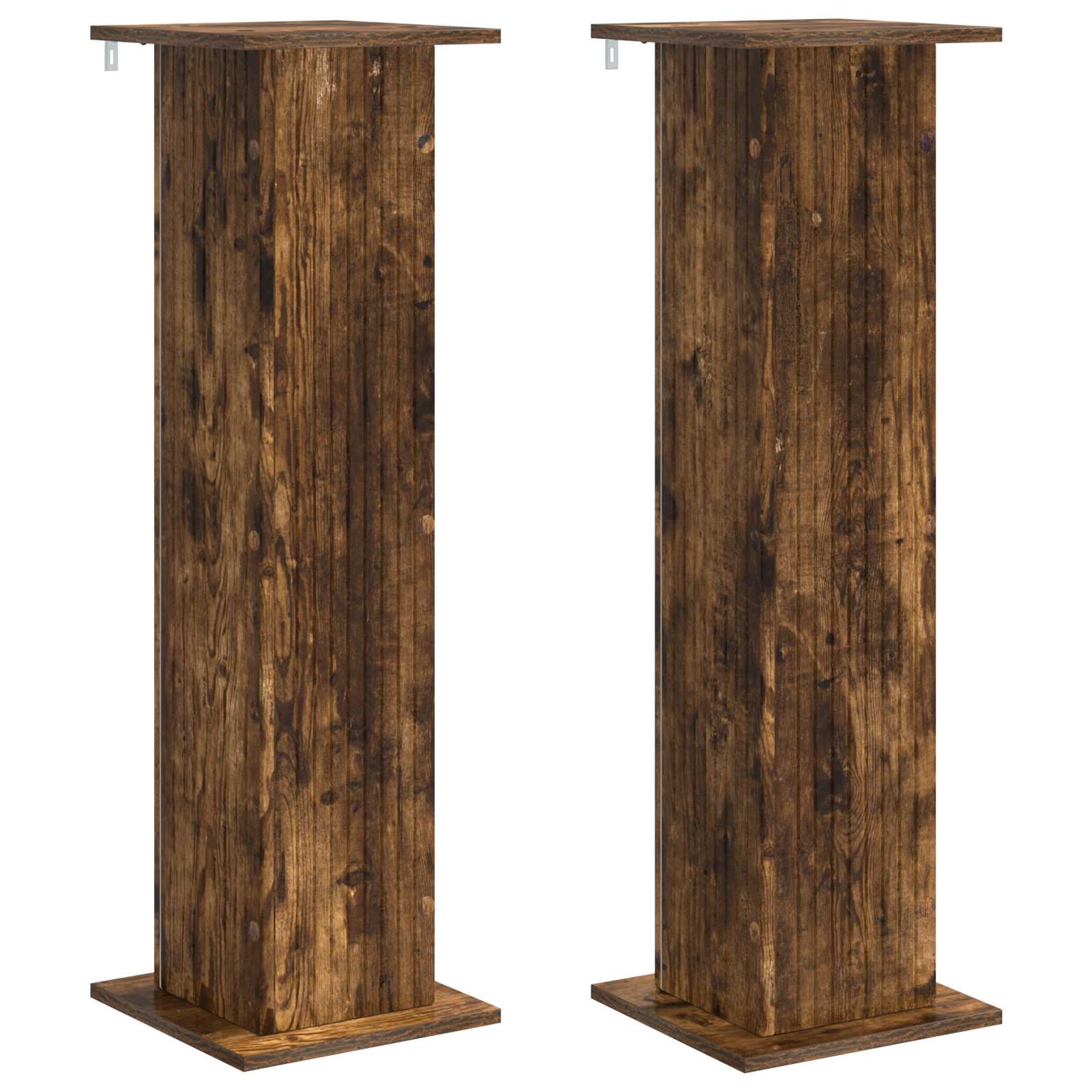 Pflanzenständer 2 pcs Geräucherte Eiche 30,5 x 30 x 100,5 cm