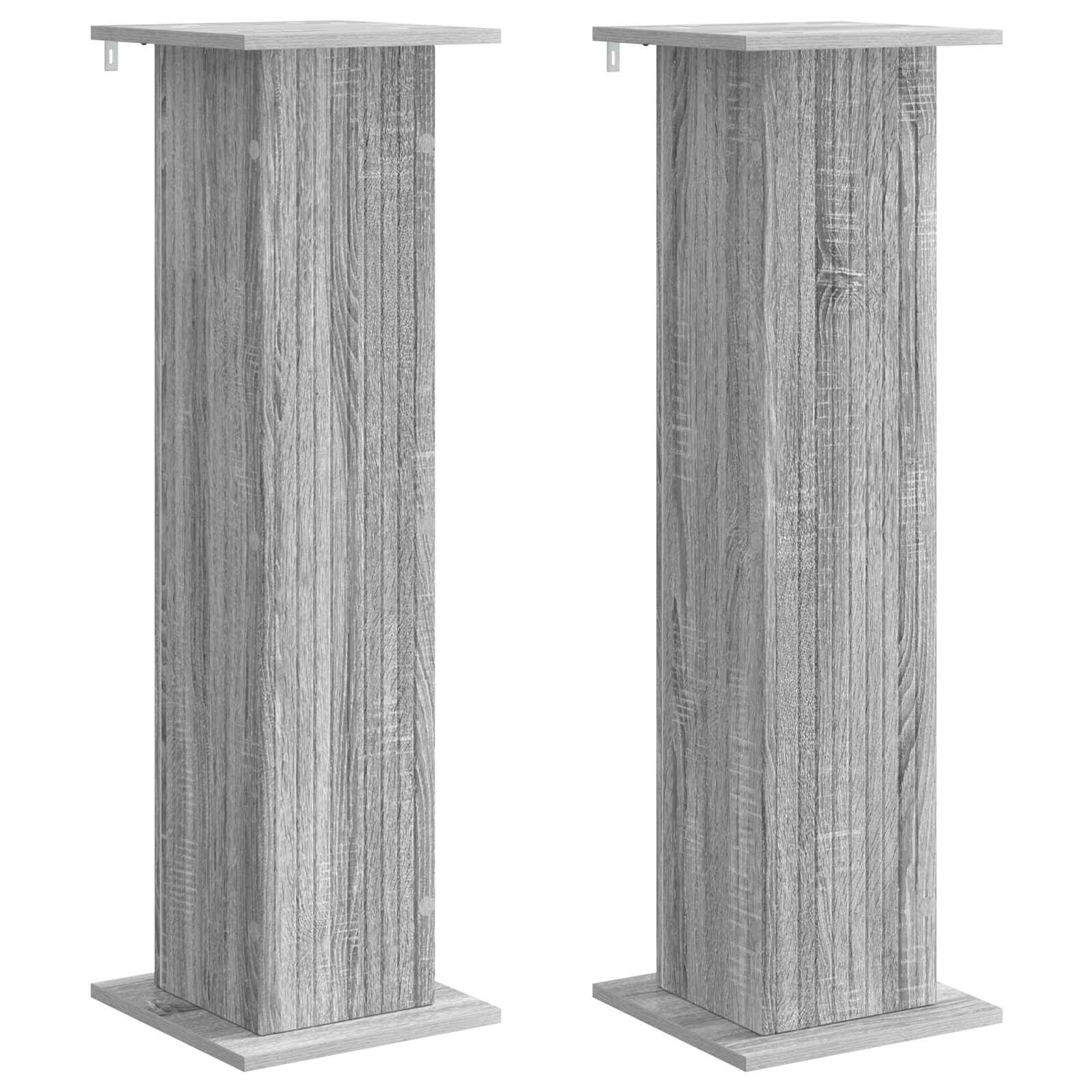 Pflanzenständer 2 pcs Graues Sonoma 30,5 x 30 x 100,5 cm