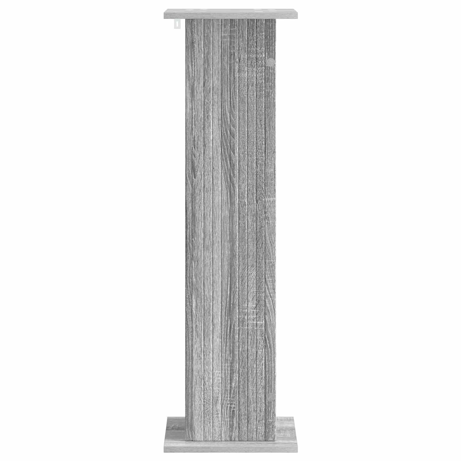Pflanzenständer 2 pcs Graues Sonoma 30,5 x 30 x 100,5 cm