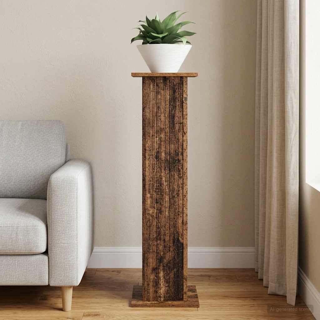 Pflanzenständer Altholz 30,5 x 30 x 100,5 cm Holzwerkstoff