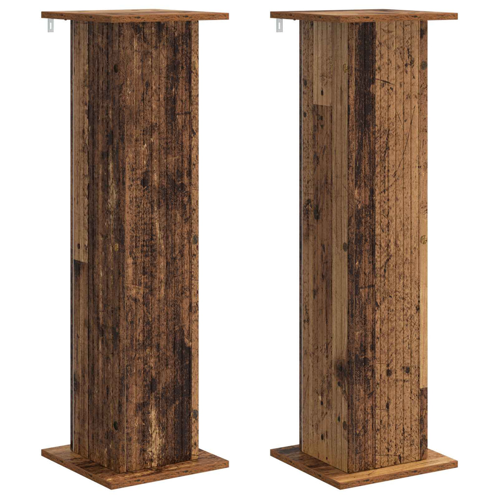 Pflanzenständer 2 pcs Altholz 30,5 x 30 x 100,5 cm