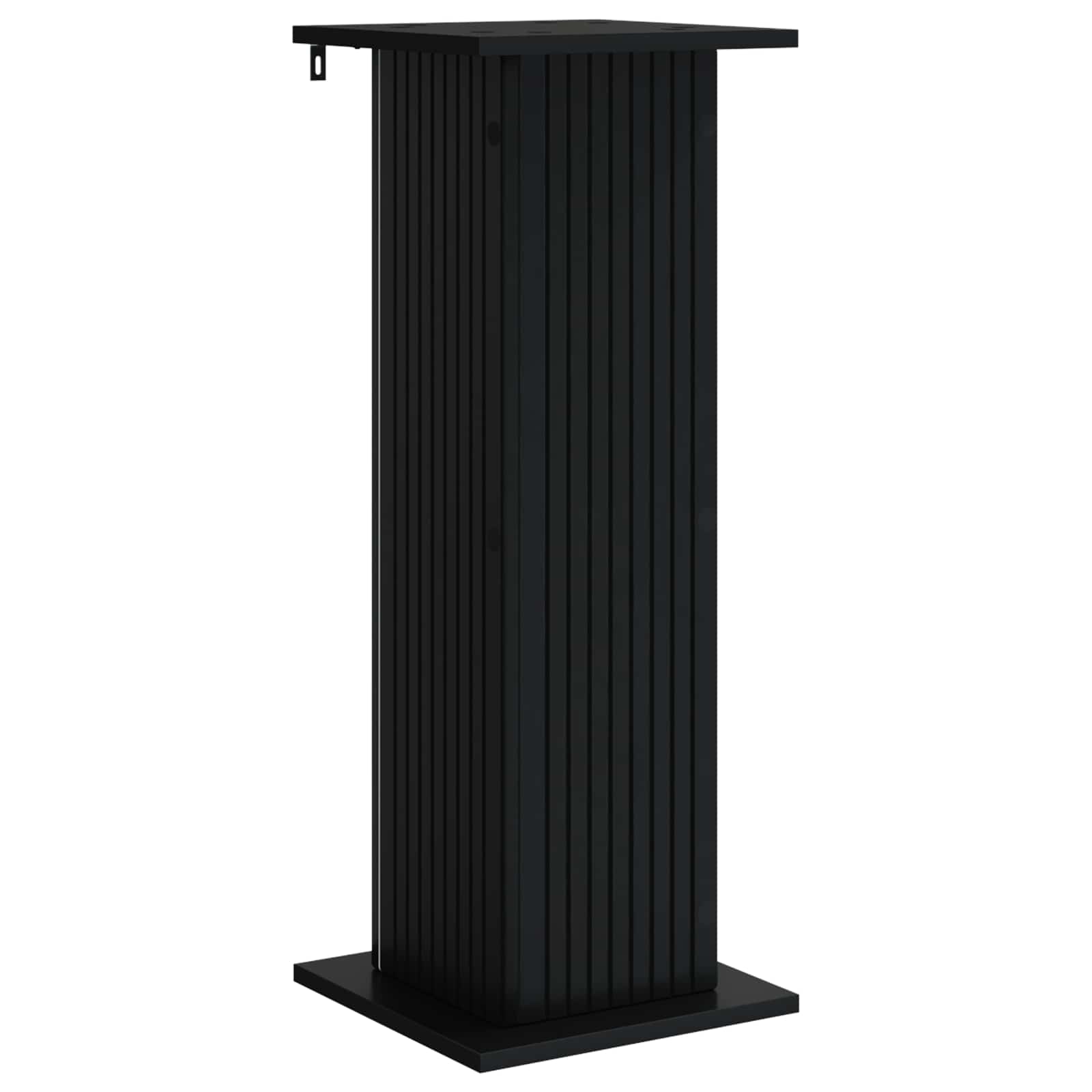 Pflanzenständer 2 pcs Schwarz 30,5 x 30 x 80,5 cm Holzwerkstoff