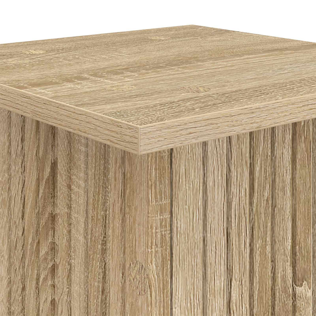 Pflanzenständer 2 pcs Sonoma-Eiche 30,5 x 30 x 80,5 cm