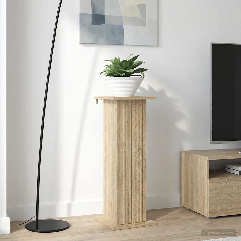 Pflanzenständer 2 pcs Sonoma-Eiche 30,5 x 30 x 80,5 cm