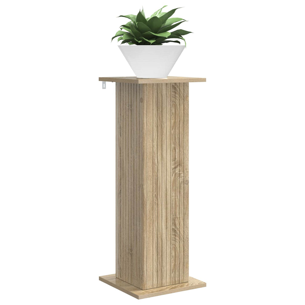 Pflanzenständer 2 pcs Sonoma-Eiche 30,5 x 30 x 80,5 cm